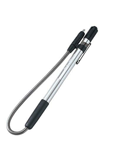 Streamlight 65612 7-Inch Stylus Reach Penlight, with Flexible Extension Cable and White LED (Silver)