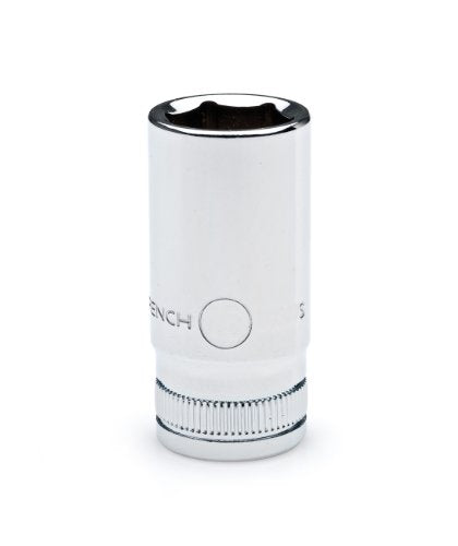 GearWrench 80393S 3/8-Inch Drive 6-Point Mid Length Metric Socket 11mm
