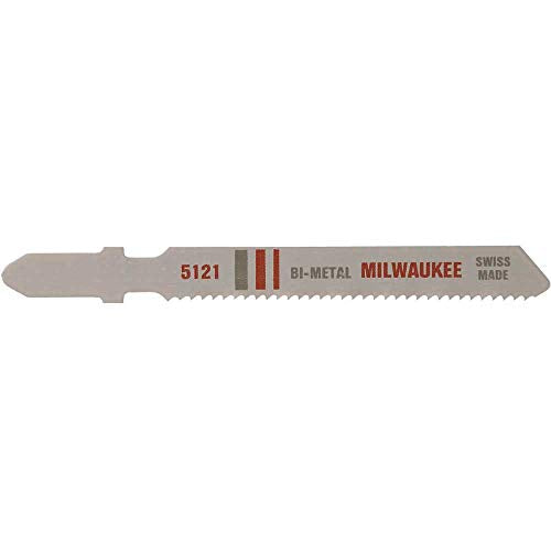 Milwaukee 48-42-5310 4 in. 10 TPI T-Shank Nail Embedded Wood Jig Saw Blade White Pack of 5