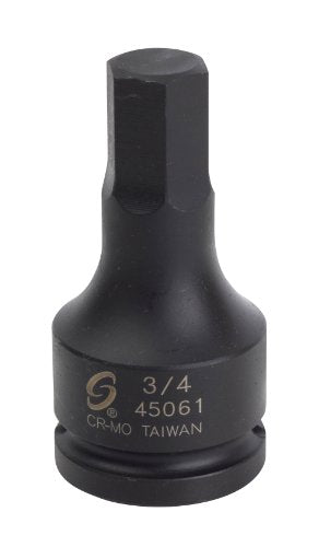 Sunex 45061 3/4-Inch Drive 3/4-Inch Hex Driver Impact Socket