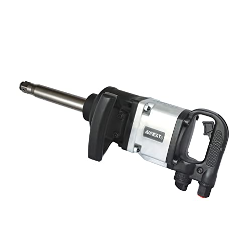 AIRCAT 1992 1-Inch Straight Impact Wrench with 8-Inch Extended Anvil 2,000 ft-lbs