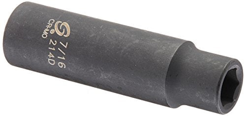 Sunex 214d 1/2" Drive 7/16" Deep Impact Socket