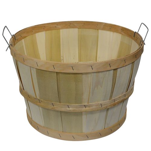 Bushel Basket with Handles, Wooden