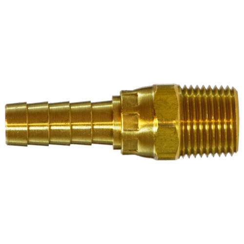 Midland Industries 32356 Brass Swivel Male Adapter, 1/2 in. Hose Barb x 1/2 in. MNPT