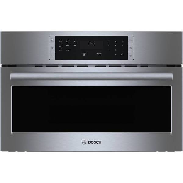 Bosch 500 Series 30 Inch 1.6 Cubic Feet Built-In Microwave In Stainless Steel