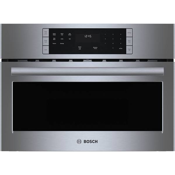 Bosch 500 Series 27 Inch 1.6 Cubic Feet Built-In Microwave In Stainless Steel