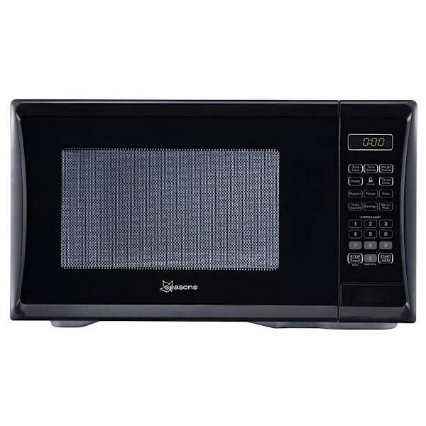 Seasons 1.1 cu. ft. Countertop Ductless Microwave, Black
