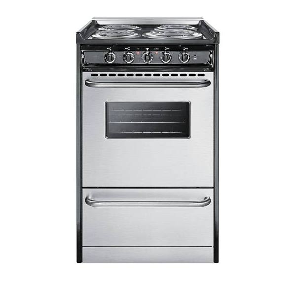 Summit Appliance 20 Inch Wide Electric Range Tem110brwy