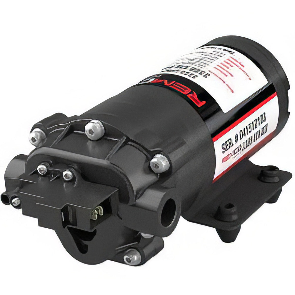 2.2 GPM 12V SPOT SPRAYER PUMP WITH 3/8" FPT - 2 PIN CONNECTOR - HAS ON/OFF SWITCH ONBOARD