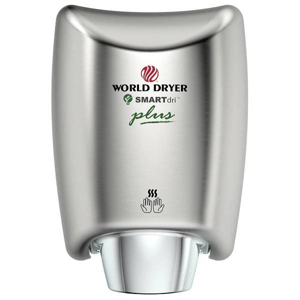 World Dryer Smartdri Plus Series Hand Dryer Stainless Steel