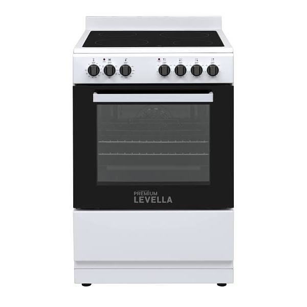 Premium Levella Prev2405vw Vitroceramic Cooktop Electric Range With 4 Burners