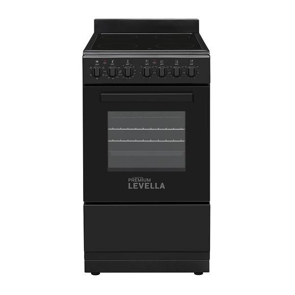 Premium Levella Prev2007vb Vitroceramic Cooktop Electric Range With 4 Burners