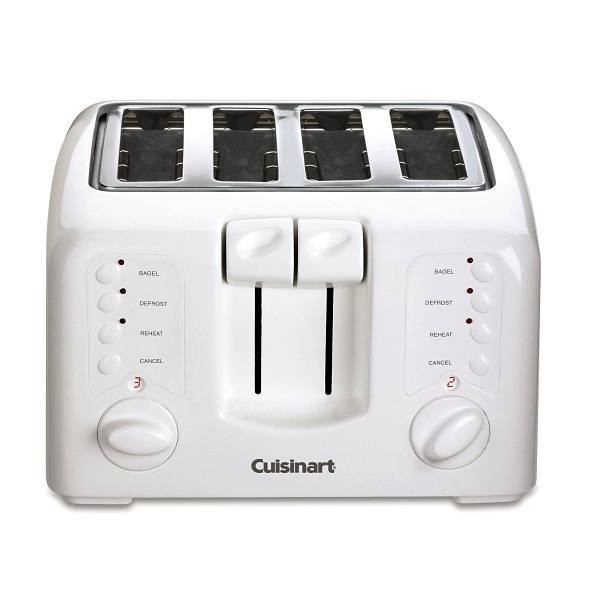Conair Cuisinart 4-Slice Compact Toaster White Case Of 2