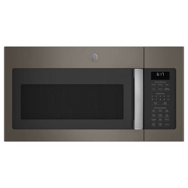 GE 1.7 Cubic Feet Over-The-Range Sensor Microwave Oven, Slate