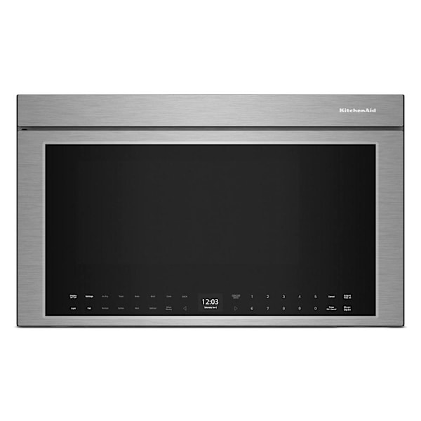 KitchenAid 1.1 cu. ft. Multifunction Over-The-Range Convertible Microwave, Air Fry, Flush Design, Stainless Steel