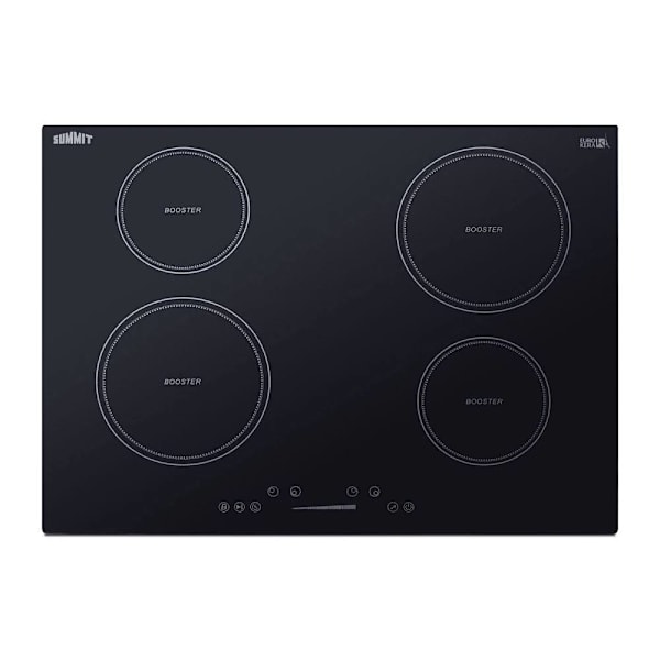 Summit Applicance 30" 240v Induction Cooktop Black