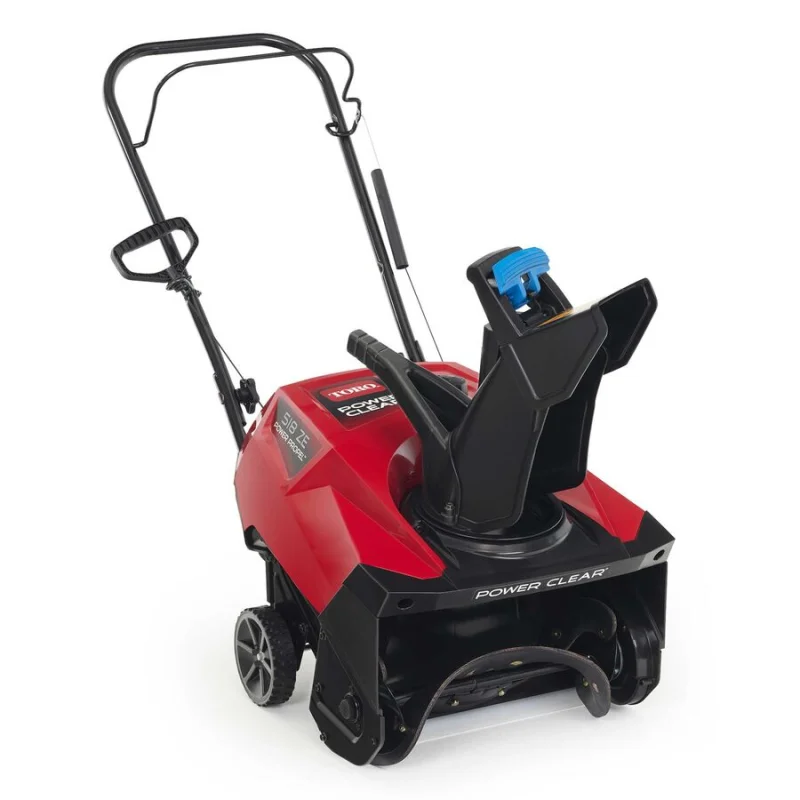 38475 Toro Power Clear 518 ZE Toro Premium OHV 99cc 18″ width, Up to 9″ deep, Up to 25′ throw