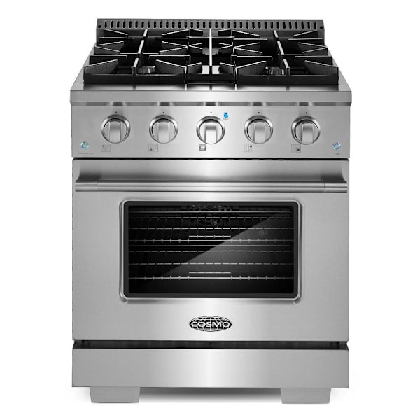 Cosmo 30" Vista Collection 4.3 Cu Ft Gas Range Convection Oven LED Panel Ss