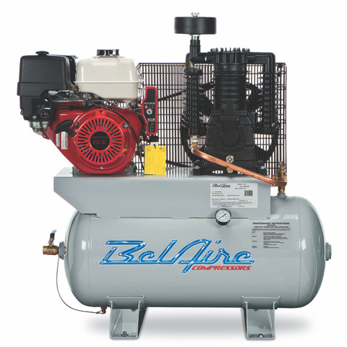 BelAire 3G3HHL Truck Mount Two-Stage 30 Gallon Air Compressor w/Honda GX Engine, 13 HP
