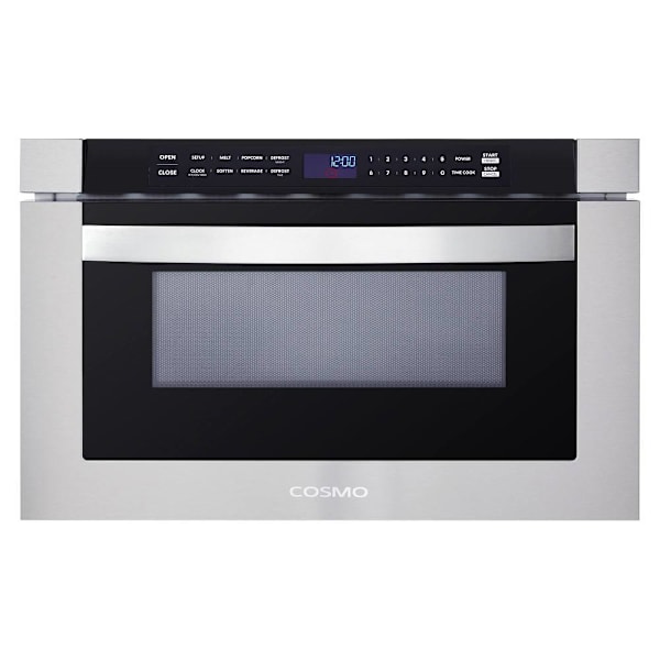Cosmo 24 In. Haven Collection 1.2 Cu. Ft. Built-In Microwave Drawer, Touch Contr