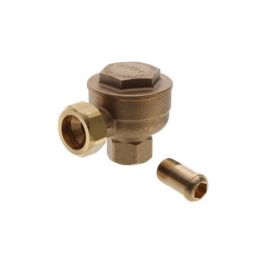 Xylem-Hoffman Specialty 401542 17C Thermostatic Steam Trap Angle W/Short Nipple