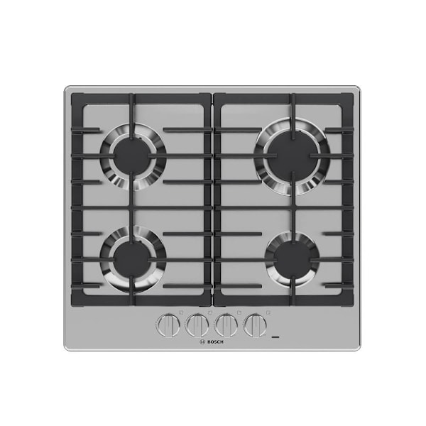 Bosch 500 Series 24 In. Recessed Gas Cooktop In Stainless Steel With 4 Burners