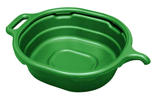 Lisle 17982 4.5 Gallon Oval Drain Pan, Green