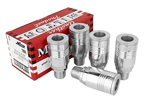 Milton Industries 1806 3/8" MNPT P Style Coupler-Box of 5