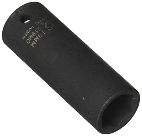 Sunex 219md 1/2-Inch Drive 19-mm Deep Impact Socket