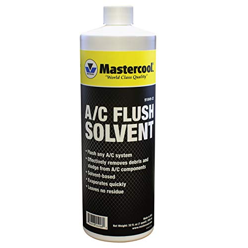 Mastercool 91049-32 Black/Yellow A/C Flush Solvent (32 oz)