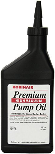 Robinair (13119) Premium High Vacuum Pump Oil, Pack of 1