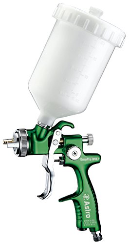 Astro Pneumatic Tool EUROHV109 EuorPro Forged HVLP Spray Gun with 1.9mm Nozzle and Plastic Cup