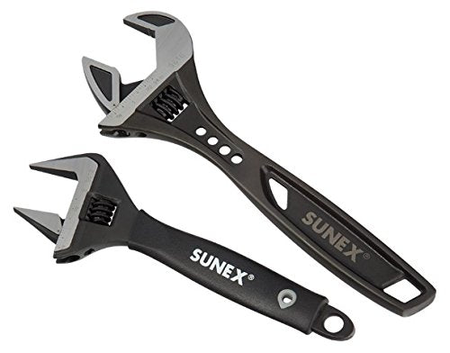 Sunex 9617 2 Piece Adjustable Wrench Set