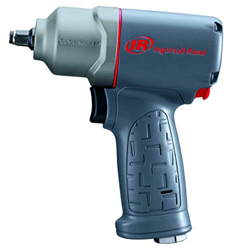 Ingersoll Rand 2115TiMAX 3/8 Drive Air Impact Wrench -Powerful Reverse Torque Output Up to 1,350 ft/bs, 7 Vane Motor, Light Touch Trigger, Max Control, Gray