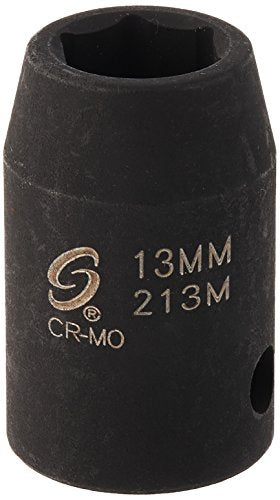 Sunex 213m 1/2" Drive 13-mm Impact Socket
