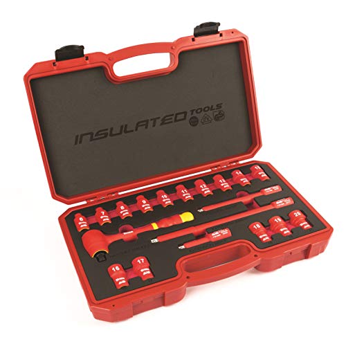 Titan 68100 19Piece 3/8" Drive VDE Insulated Socket Set