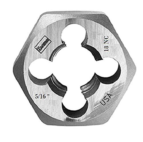 Hanson 6527 Die 5/16"-18 NC 1" Hex, for Tap Die Extraction