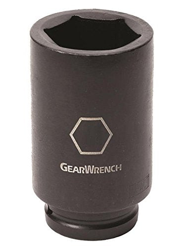 GearWrench 84875 3/4-Inch Drive 6 Point Deep Impact Socket 1-1/2-Inch