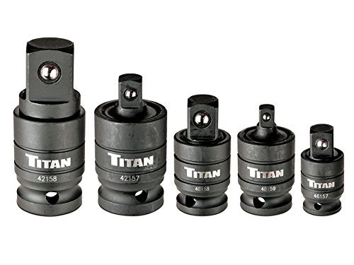 Titan 16150 Pin-Free Locking U-Joint Adapter Set-5 Piece