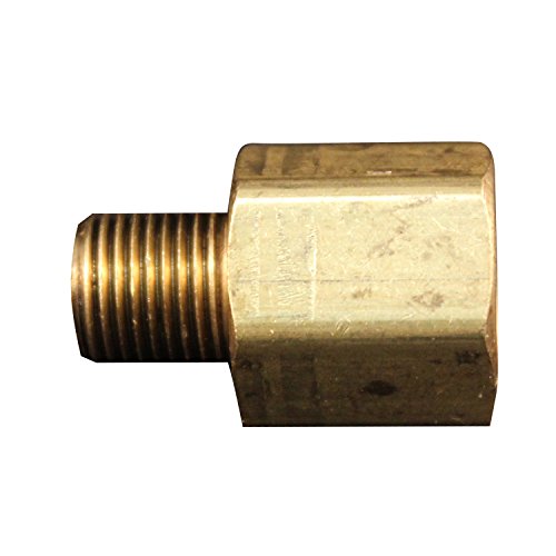 Milton Industries 653 1/4" FNPT x 1/8" MNPT Hose Fitting Adapter - Box of 10