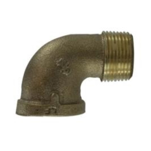 Midland Industries 44164LF 90° Street Elbow, Lead Free Bronze, 3/4 in. MPT x 3/4 in. FPT