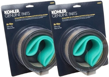 Kohler (2 Pack) 47 883 01-S1 Engine Air Filter W/Pre-Cleaner