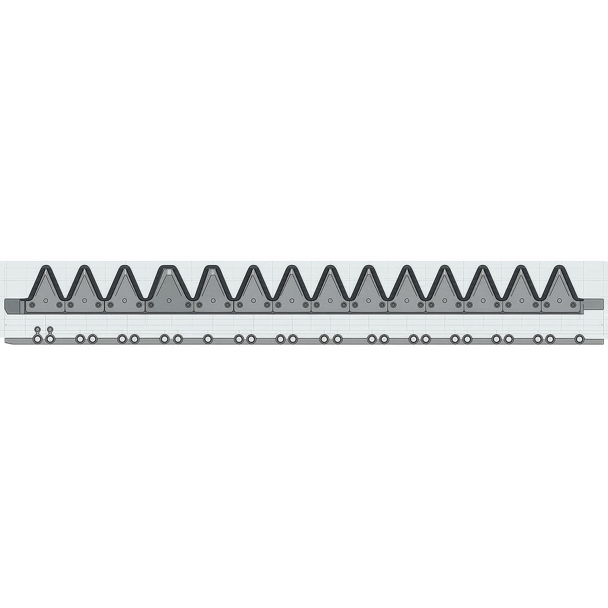 MD 279398 21FT LEFT HAND HEAD SEGMENT - FINE SERRATION