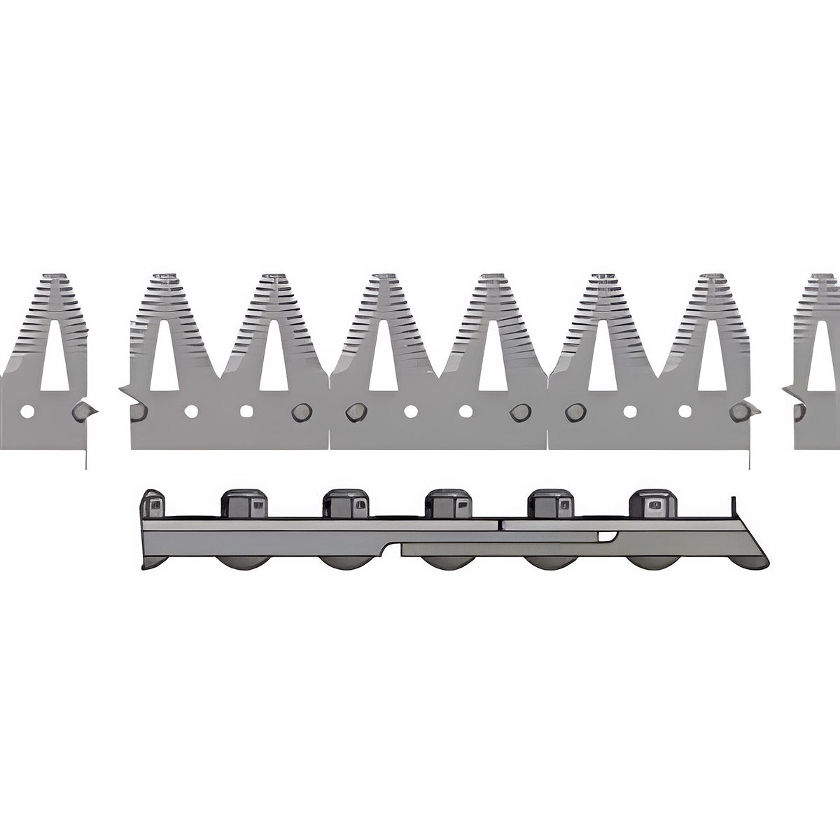 SPLICED LEFT HAND SICKLE ASSEMBLY FOR JOHN DEERE 630D ADVANCED SERIES - 30' HEADER- FINE TOOTH SECTION
