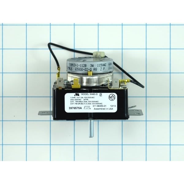 Whirlpool Replacement Timer For Dryer, Part # Wp3976575