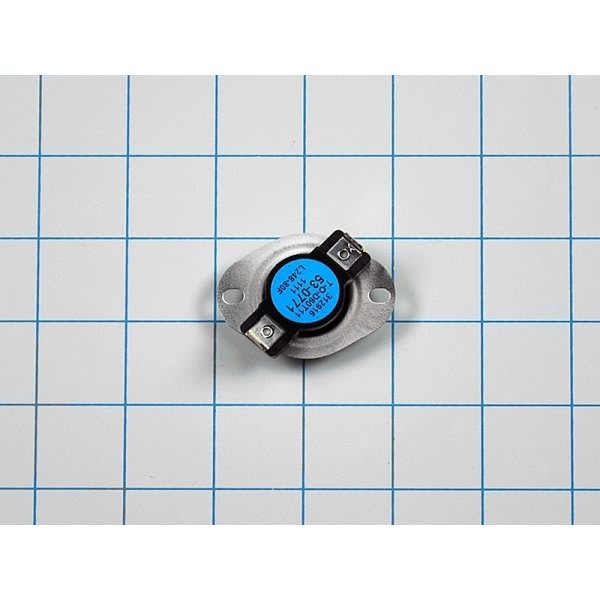 Whirlpool Replacement High Limit Thermostat For Dryer, Part # Wp53-0771