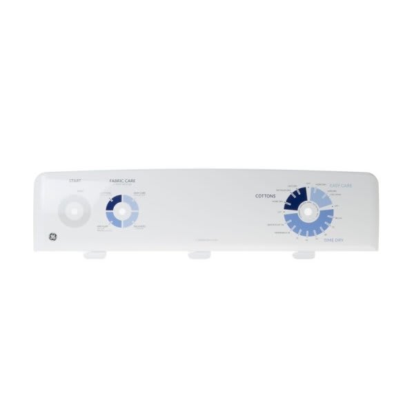 GE Replacement Control Console For Dryer, Part#WE19M1678