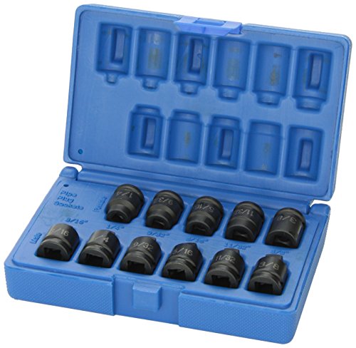 Grey Pneumatic 1211P 3/8" Drive Pipe Plug Socket Set - 11 Piece