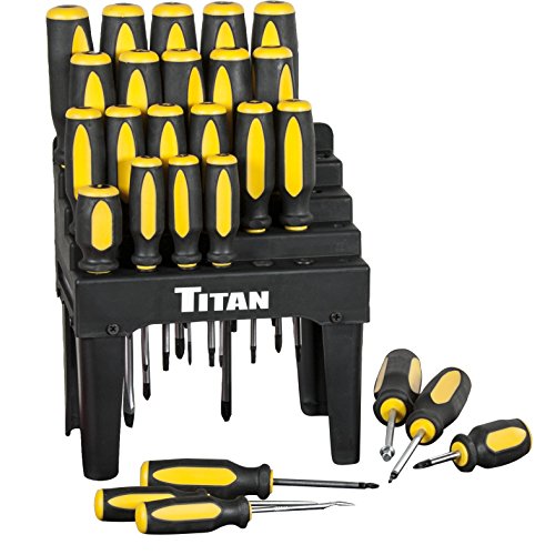 Titan 17203 Screwdriver Set with Holder (26 Piece)