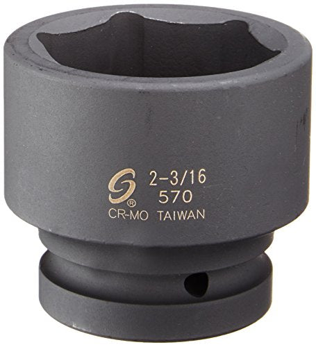 Sunex 570 1" Drive Standard 6 Point Impact Socket 2-3/16"
